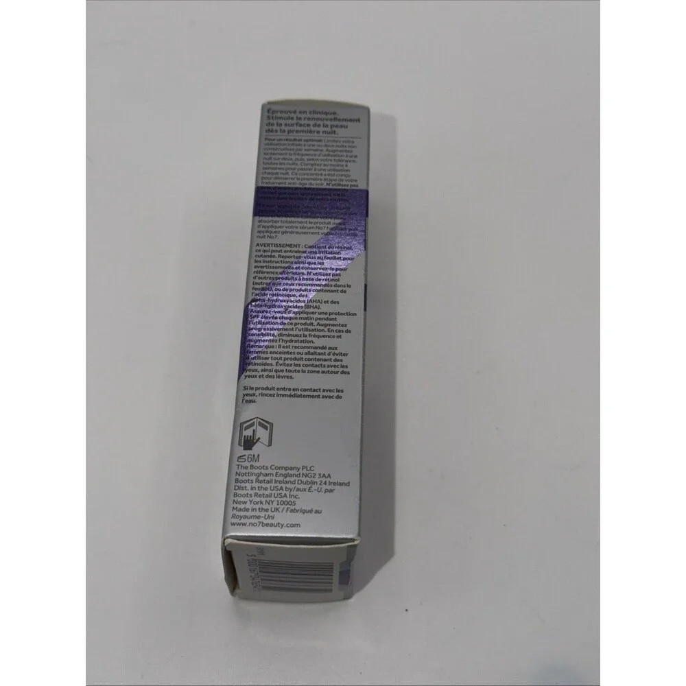 No7 Pure Retinol 0.3% Retinol Night Concentrate 1 Fl. Oz.